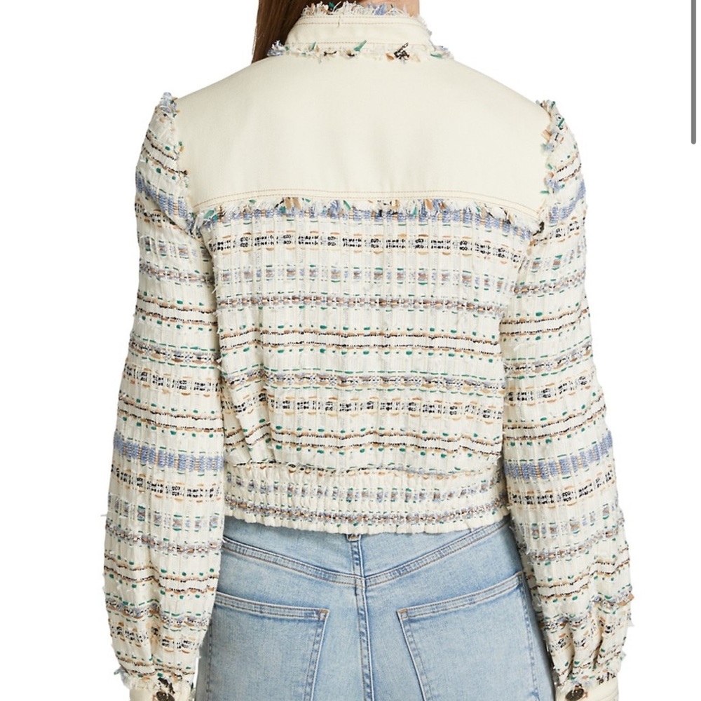 Veronica Beard Darren Ivory Tweed Jacket NWT - Picture 6 of 12